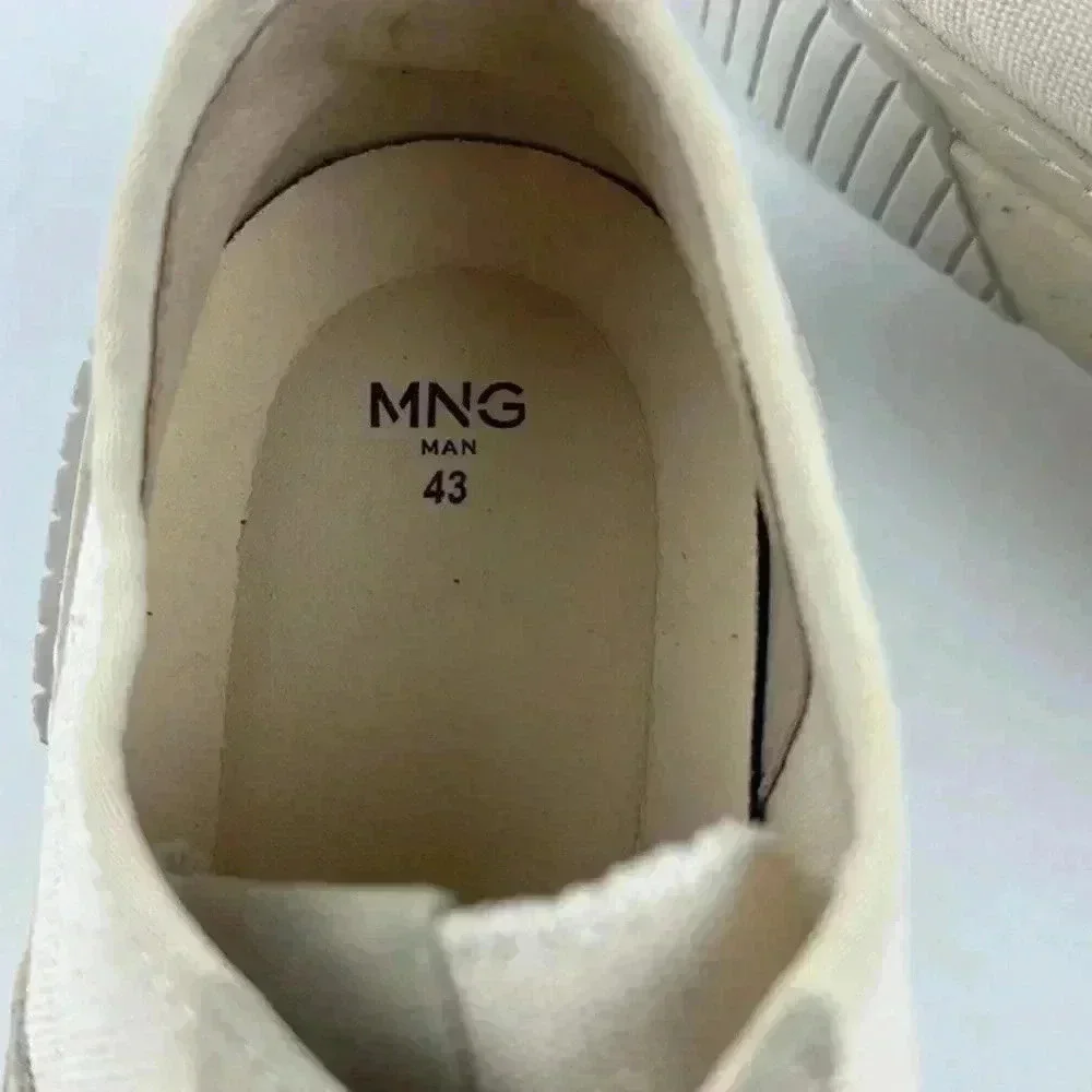 MNG LIMITED EDITION organic cotton Committed EU 43 NWT Beige and Creme colors - Picture 6 of 12